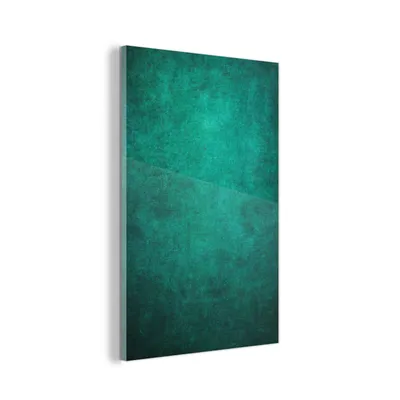 Obrázok produktu pre MuchoWow® Sklenené obrazy - Obrazy na stenu - Foto na skle Tyrkysová stena 80x120cm Nástenná dekorácia zo skla - akrylový sklenený obraz - akrylové obrazy