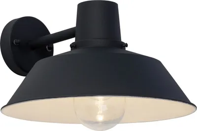 Zdjęcie produktu dla BRILLIANT zewnętrzna lampa ścienna, wisząca Humphrey czarna IP44 E27 60 Watt z możliwością ściemniania g. f. Lampa standardowa