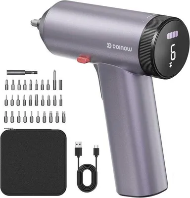 Image de Jeu de tournevis 33 en 1, 3,6 V, rechargeable, avec lampe LED