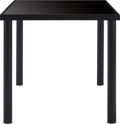 Produktbild von Cloris DesignMöbel Esstische - Schwarz Esstisch Schwarz 200x100x75cm Hartglas Schlichtes6444228
