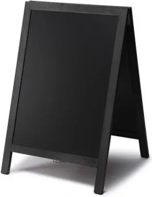 Produktbild von Gehwegtafel Holz, schwarz, 55 x 85 cm