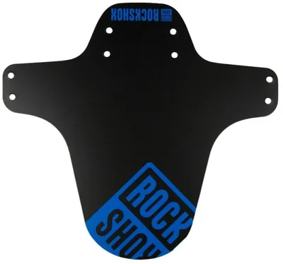 Produktbild von Fender RockShox MTB Fender 00.4318.020.006 vorne schwarz-wasserblauer Druck (24-29) 00.4318.020.006