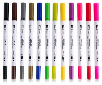 Productafbeelding van LOKLiK SG-KZJPJ-0001-US-L-B2B, 1 stuk, Verschillende kleuren, Borsteltip, Groen, Wit, Wit, Rond