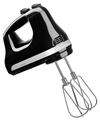 Produktbild von KitchenAid 5KHM5110EOB, Handmixer, Schwarz, Schlagen, Mixen, 1,6 m, 1000 RPM, Kunststoff