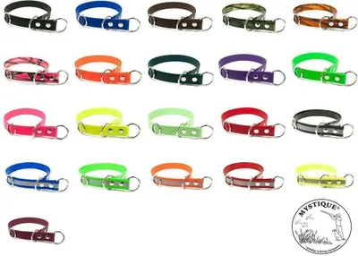 Produktbild von Mystique® Biothane Schlupfhalsband Halsung 25mm standard 60cm neon pink