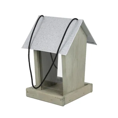 Produktbild von Vogelfutterspender, Vogelfuttersilo - Vogelhaus, Plexiglas - Wand