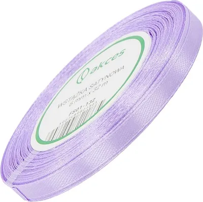 Produktbild von Satinband 6 mm - hellviolett - 32 lfm