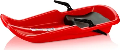 Zdjęcie produktu dla Bobsleje Cyclone Z Siedziskiem Plastkon 33x80x14cm Czerwone