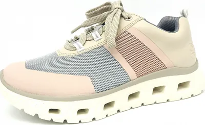 Produktbild von Rieker fsk damen halbschuhe Damen Schnürschuhe in Weiß, Größe 36
