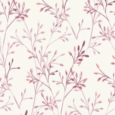 Produktbild von Grandeco Tapete | Kollektion Phoenix | A48801 | Vliestapete | Blumenoptik | 10.05 x 0.53 m | Weiß, Rosa | Wohnzimmer | Flur | Büro | Küche | Wohnräume