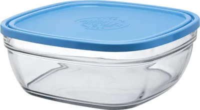 Obrázok produktu pre Vzduchotesný box na obed duralex freshbox modrý štvorcový (23 x 23 x 9 cm) (3 l)