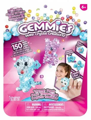 Produktbild von TM Toys Gemmies Zoo Set mit 150 Perlen