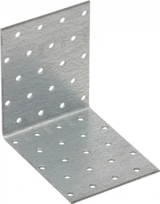 Produktbild von Montagewinkel KM 12, 100x100x80 verzinktes Blech / Packung 1 Stk.