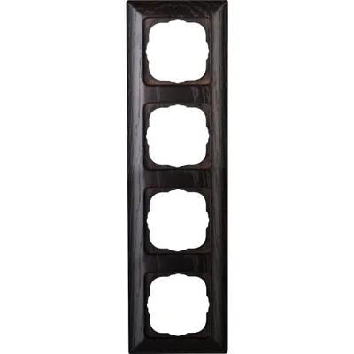 Produktbild von Kopp MILANO – Abdeckrahmen 4-fach, Farbe: Wenge