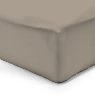 Produktbild von Spannbetttuch, Farbe Hellgrau 180x200 100% Baumwolle