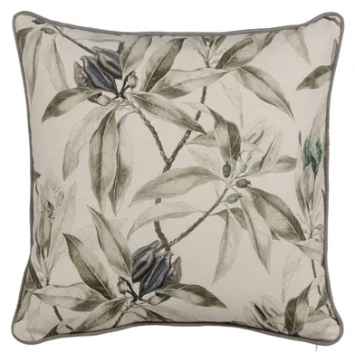 Produktbild von Kissen mit Blattmuster 60 x 60 cm aus 100% Baumwolle
