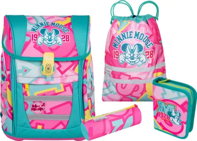 Produktbild von McNeill McNeill Disney Schulranzen-Set TENERIS 4tlg. - DISNEY-MINNIE MOUSE