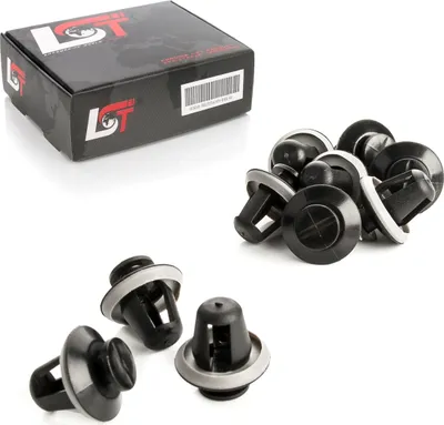 Produktbild von 10x Zierleisten Seitenschutzleisten Befestigung Clips für CITROEN PEUGEOT
