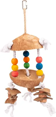 Produktbild von Duvo+ Vogelspielzeug Kokosnuss am Seil