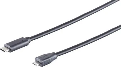 Produktbild von USB Kabel, 3.1 C-Stecker - 2.0 Micro B-Stecker 1m