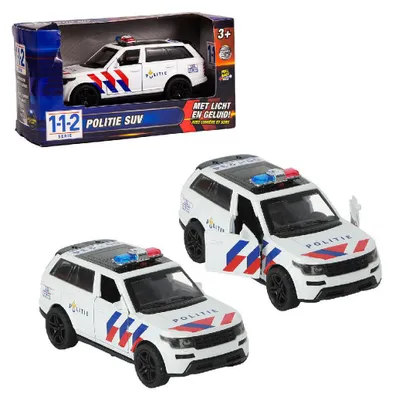 Immagine prodotto di 112 auto della polizia SUV 1:36 con luci e suoni