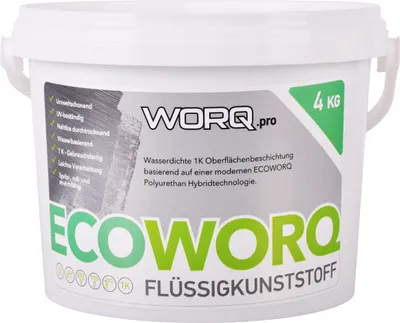 Produktbild von ECOWORQ Flüssigkunststoff - Dachabdichtung, Flachdachabdichtung, Beschichtung