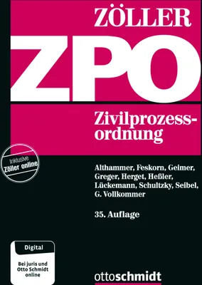 Produktbild von Zivilprozessordnung ZPO