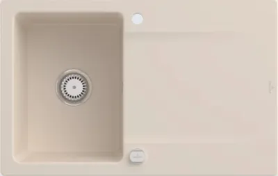 Produktbild von Villeroy & Boch Keramikspüle 333402FU, Siluet 45 Einbauspüle - inkl.