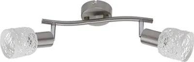Produktbild von Briloner Deckenleuchte Strahler Nickel matt max. 2 x 5,5W E14 ohne Leuchtmittel schwenkbar