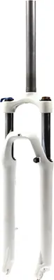 Produktbild von 27,5 Zoll Feder Gabel A-Head 1 1/8  Zoll 255mm Disc Lock Out Preload Weiß Matt