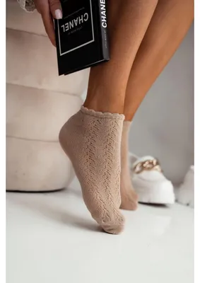 Produktbild von Damen Socken Milena Baumwolle Mesh beige 75% Komfort 37-41