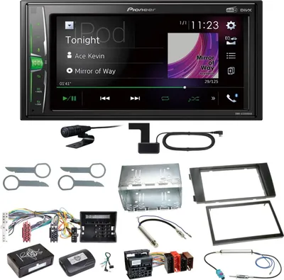 Produktbild von Pioneer DMH-A3300DAB Bluetooth MP3 USB DAB+ Einbauset für Audi A6 4B Facelift