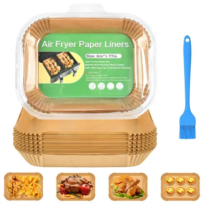 Obrázek produktu pro Papír na pečení pro horkovzdušnou fritézu Airfryer Ninja, 220 kusů, 20,5 x 14 cm