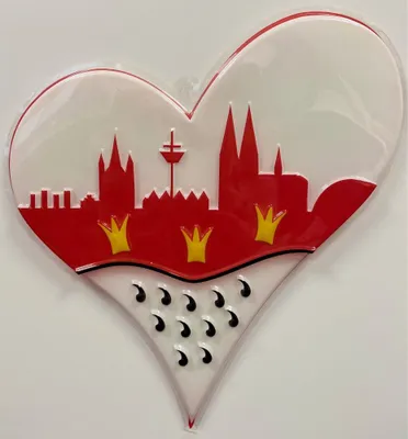 Produktbild von 3D Wandbild mit Kölner Skyline