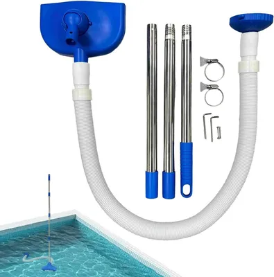 Produktbild von Poolreiniger – Saugroboter für Pools – Poolpflege – Hohe Saugkraft – 155 cm – Blau