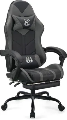 Productafbeelding van Famanu Ergonomische Gamingstoel met voetsteun - Draaistoel voor computer en werk