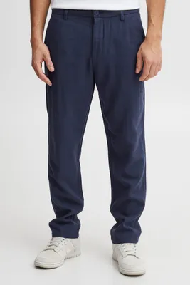 Image de !Solid SDAllan Pantalon en lin pour homme Pantalon chino Pantalon en tissu Mélange de lin Liam Coupe classique