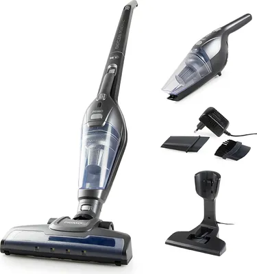 Produktbild von PRIMO PR506SV 2-in-1 schnurloser Stabstaubsauger - Beutelloser Staubsauger - Handstaubsauger - HEPA-Filter - Silber