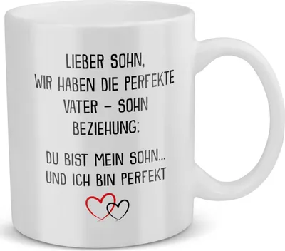 Produktbild von 22Feels Sohn Geschenk von Papa Geburtstag 18 Jahre Kinder Tasse Teenager Abitur Master Bachelor Uni Abschluss Firmung Konfirmation Meistertitel Weihnachten Kaffeetasse Männer