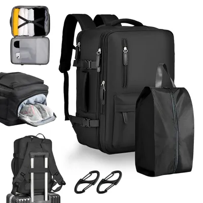 Produktbild von Reiserucksack 39 Liter mit Schuhfach für Laptops bis 17,3 Zoll
