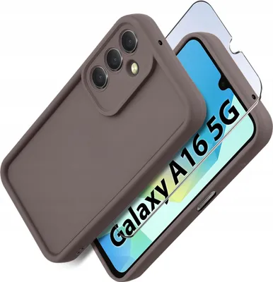 Zdjęcie produktu dla Etui do Samsung A16 5G silikonowe MATOWE + Szkło ochronne na ekran 9H