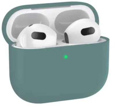 Produktbild von Schutzhülle passend für Apple Airpods Pro – Grün – Silikonhülle – Airpods-Hülle – Airpodscase – Silikon – CHPN
