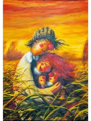 Imagen del producto de MAGNOLIA. Puzzle de la familia de los espantapájaros. 1000 piezas