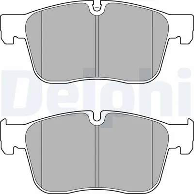 Produktbild von DELPHI Bremsbeläge Bremsklötze LP3187