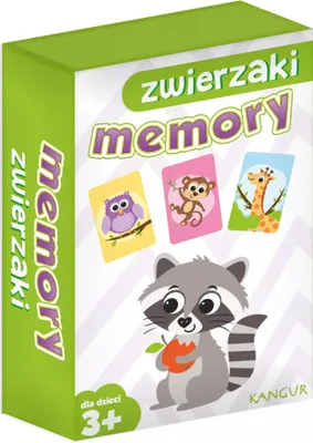Zdjęcie produktu dla KANGUR Gra Memory Zwierzaki mini 75352