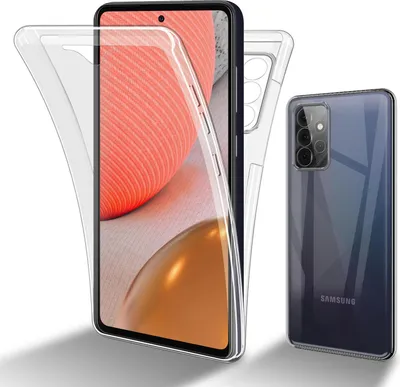 Immagine prodotto di Cadorabo custodia protettiva per Samsung Galaxy A72 cover in naturale a 360° Custodia Full Body per cellulare Cover Case