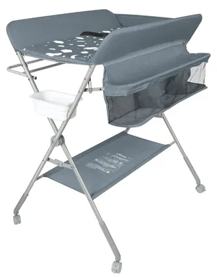 Immagine prodotto di Fasciatoio, modello portatile, regolabile in altezza, grigio scuro