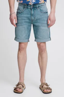 Produktbild von Indicode IDQuentin Herren Jeans Shorts kurze Denim Hose im Stretch Eingriffstaschen Destroyed-Optik Baumwollmischung Regular fit
