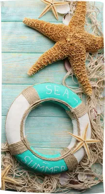 Produktbild von Beach towel Good Morning 100x180 cm - maritime