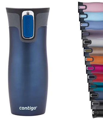 Image de ContiGo! West Loop Gobelet thermique Monaco (bleu) 0,4l Acier inoxydable